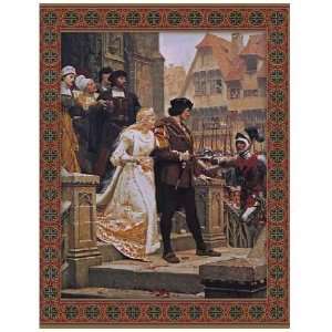  Call to Arms (Border) Belgian Tapestry Wall Hanging