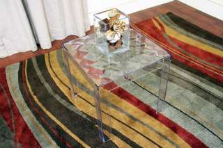 ModerN PippyN Clear Acrylic End Table contemporary  