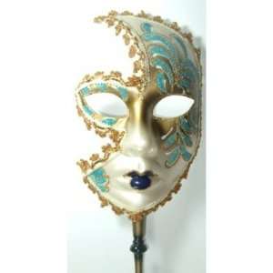  Venetian Masquerade Carnival Handheld Party Mask #006