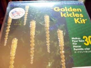 The Beadery Golden Icicles Kit  