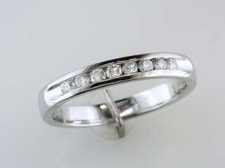   Diamond 14K White Gold Engagement / Wedding / Anniversary Band Ring