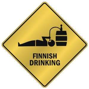    FINNISH DRINKING  CROSSING SIGN COUNTRY FINLAND