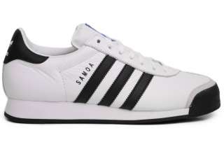 Adidas Samoa Leather 675033 Men Black White New Casual Soccer Shoes 