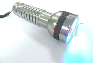 New Silver Aluminium 41 LED UV Ultra Violet Flashlight Lamp Torch 