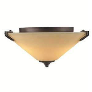  Flush Mount Gunmetal Bronze W16 X H7.5