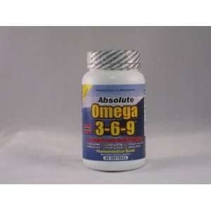  Absolute Omega 3 6 9   60 Soft Gels Health & Personal 