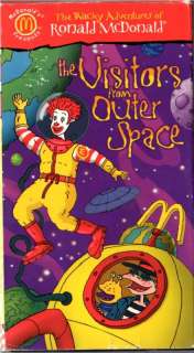 Ronald McDonald in The Visitors From Outer Space (VHS)  