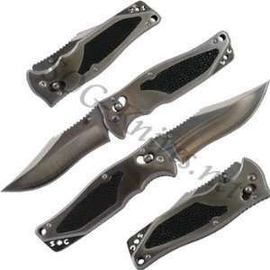   Stingray Hide Inlay Folding Knife   Limited Edition
