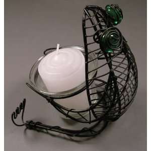  Wrought Iron/Wire Frog Tea Light Candle Holder