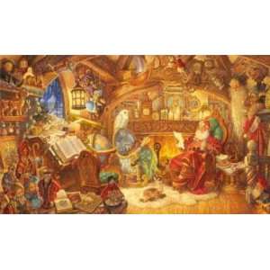  St. Nick in His Study, Cross Stitch from Heaven and Earth 
