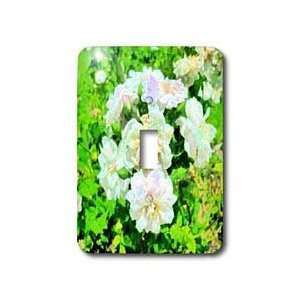 Florene Abstract Floral   Soft n Pretty   Light Switch Covers   single 