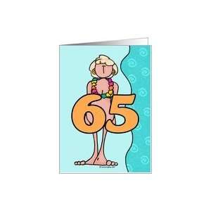  birthday woman   sixty five Card Toys & Games