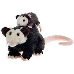 Opossum Plush Mama and Baby Toys & Games
