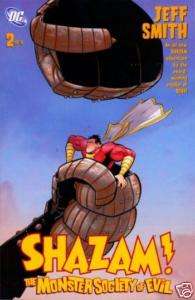 Captain Marvel,SHAZAM*graphic novel*Jeff Smith*1st pnt  