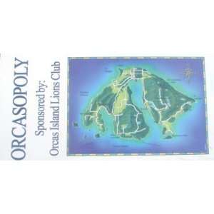  Orcasopoly Orcas Island Lions Club Game Toys & Games