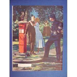  Austin Briggs (Art) Man, Woman,policeman, Old Mail Box 