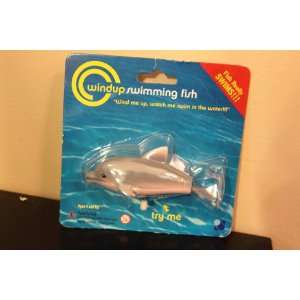  Dolphin Wind up Swimming Fish Toy 