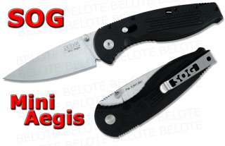   Mini Aegis Assisted Open Folding Knife Plain Edge AE 21 **NEW**  