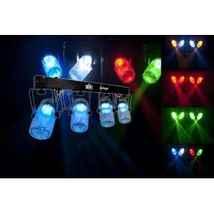 Brand New Chauvet 4playcl 6 DMX Channel Clear LED Moonflower Package w 