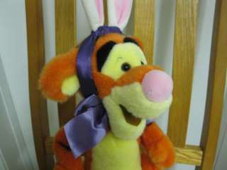 Disney Plush Tigger Easter Bunny basket egg 21 inches  