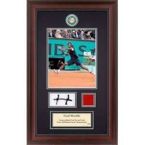  Gael Monfils 2008 Roland Garros Memorabilia With Net 