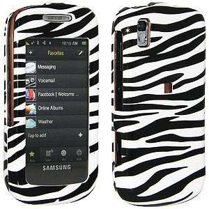 New Amzer Zebra Print Snap Crystal Hard Case For Samsung Instinct S30 