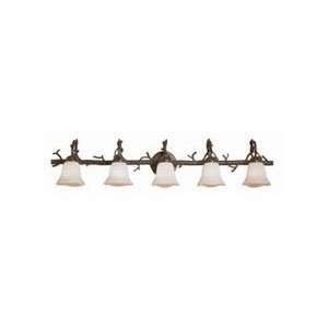  Kalco 3525ES Escalante Branch Rustic / Country 5 Light 45 