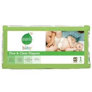   Seventh Generation   Baby Diapers Stage 1 (8 14 lbs) 40 diapers Baby