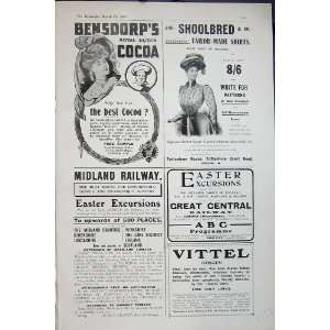   1907 BensdorpS Cocoa Shoolbred Railway Vittel Railway