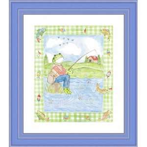Gone Fishing Framed Lithograph