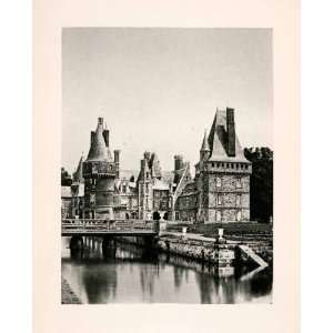 1904 Photogravure Chateau Maintenon Eure et Loir Historical Monument 