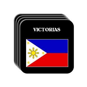  Philippines   VICTORIAS Set of 4 Mini Mousepad Coasters 