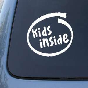 KIDS INSIDE   Car, Truck, Notebook, Vinyl Decal Sticker #2098  Vinyl 