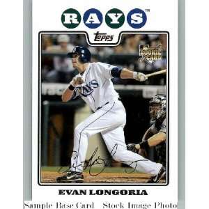 2008 Topps Update #UH10 Evan Longoria   Tampa Bay Rays (RC   Rookie 
