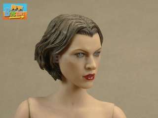   MILLA JOVOVICH HEAD Sculpt Resident Evil Afterlife 1/6 NEW 12  