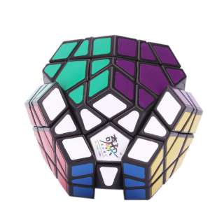 Brand New 12 Color Magic Cube Puzzle Toy Polygonal Hot Sell Black 