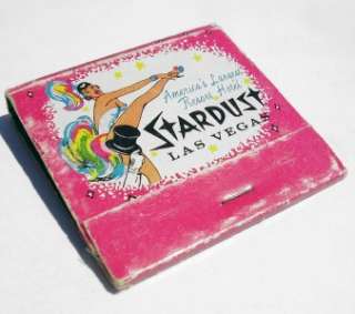 Old Matchbook Matches STARDUST HOTEL & GOLF COURSE Las Vegas Nevada NV