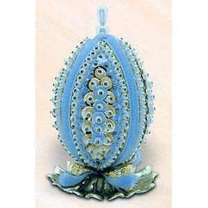  Pinflair Faberge Egg Sequin Kit Andora Cornflower Blue 
