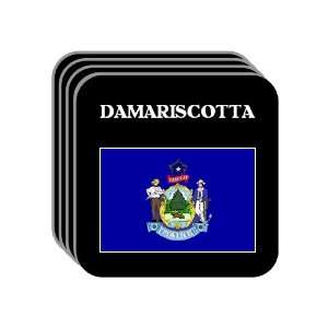  US State Flag   DAMARISCOTTA, Maine (ME) Set of 4 Mini 