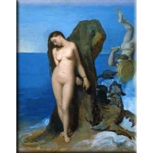  Perseus and Andromeda 13x16 Streched Canvas Art by Ingres 