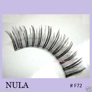 100 p ♥ NULA INVISIBLE BAND False Eyelash fake lash F72  
