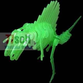 Glow in the Dark 3 D 3D Dinosaur Figure Puzzle for Xmas Birthday Gift 