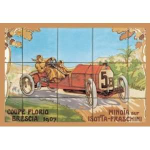 Coupe Florio Brescia 12x18 Giclee on canvas 