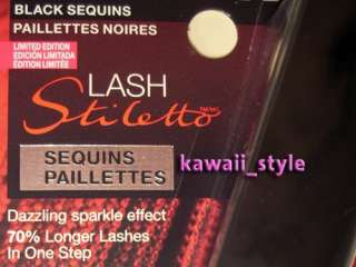 Maybelline Lash Line Stiletto Voluptuous BLACK SEQUINS  