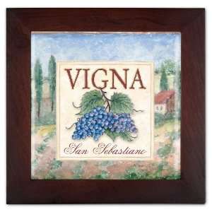  Vigna Ceramic Trivet & Wall Decoration