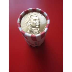   James Monroe Original U.S. Mint Presidential $1 Coin 25 Coin Roll H/T
