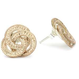 Anna Beck Designs Timor 18k Rose Gold Plated Knot Post Earrings