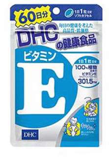 JAPAN DHC Healthy & Beauty Supplement Diet Vitamin E 60 Days  
