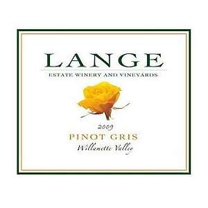  2009 Lange Willamette Valley Pinot Gris Grocery & Gourmet 
