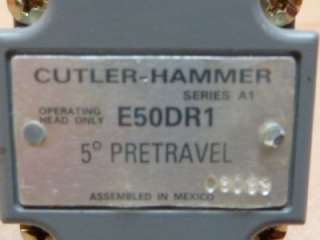 Cutler Hammer Limit Switch E50SB #29262  
